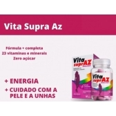 Suplemento Vita Supraz Vitamina Para Mulher 60 Comprimidos Sabor Sem Sabor