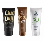 Protetor Solar Fps50 E Bronze Vitamina B5 + Loção Fps30