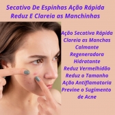 Tripla Esfoliação Facial Suave + Gel Secativo De Espinhas