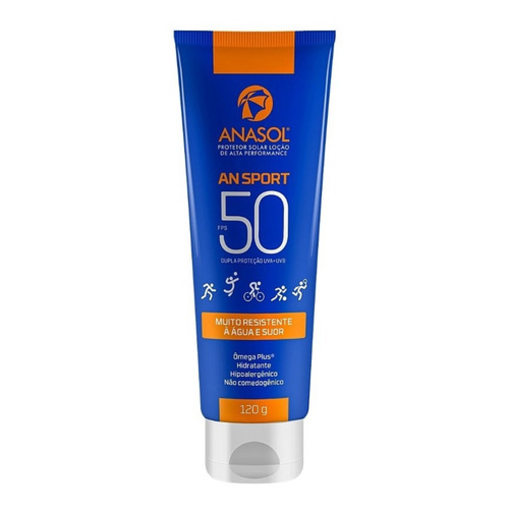 Protetor Solar Sport Fps 50 Super Resistente Ao Suor 7x Mais