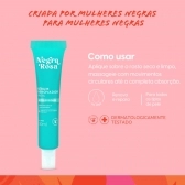 Serum Renovador Facial Antioleosidade Negra Rosa 30ml