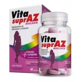 Suplemento Vita Supraz Vitamina Para Mulher 60 Comprimidos Sabor Sem Sabor