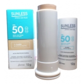 Base Stick Cor Clara Efeito Matte Protetor Solar Fps50 Sunless 12g