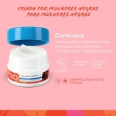 Gel Creme Hidratante Facial Antipoluição Negra Rosa 100g