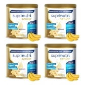 Suprinutri Senior Pó Sabor Banana 400g Ganho De Peso 4 Lata