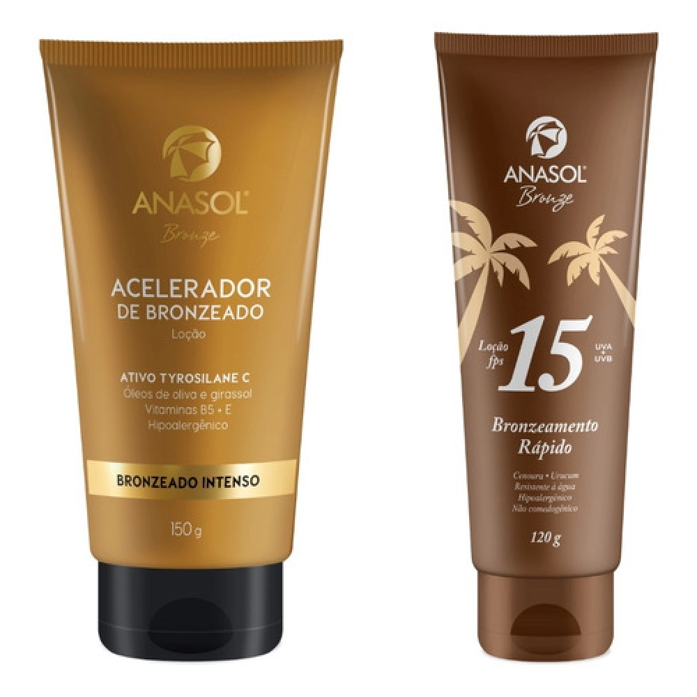 Bronzeado Acelerado Vitamina B5 E Loção Bronzeadora Fps15