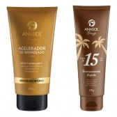 Bronzeado Acelerado Vitamina B5 E Loção Bronzeadora Fps15