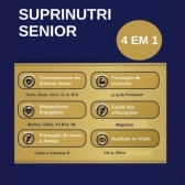 Suprinutri Senior Pó Sabor Banana 400g Ganho De Peso 4 Lata
