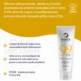 Protetor Solar 99 Alta Proteção 120g + Protetor Facial Base Clara Fps60 Anasol