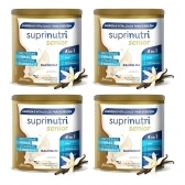 Suprinutri Senior Pó Sabor Baunilha 400g Ganho De Peso 4 Latas - Baunilha