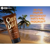 Auto Bronzeador One Day Bronzeado Sem Sol Loção Vit E 150g