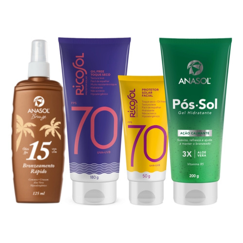 Protetor Solar Para Corpo E Rosto Pele FPS15 Spray Dourada E Protegida