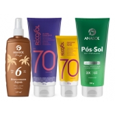 Protetor Solar Para Corpo Rosto Pele FPS6 Spray Radiante Ricosol Verão