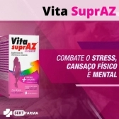 Suplemento Vita Supraz Vitamina Para Mulher 60 Comprimidos Sabor Sem Sabor
