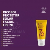 Protetor Spray 80 200ml + Protetor Facial Toque Seco Ricosol Fps70 60g