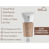 Protetor Anasol Clareador Cor Base Média Fps60 Multifunção Kit 2 Unidades