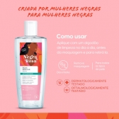 Água Micelar Facial Antioleosidade Negra Rosa 200ml