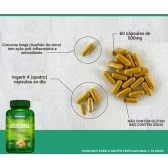 Curcuma Longa - Açafrão Da Terra 100% Puro 360 Capsulas 500mg Herbamed - Cúrcuma